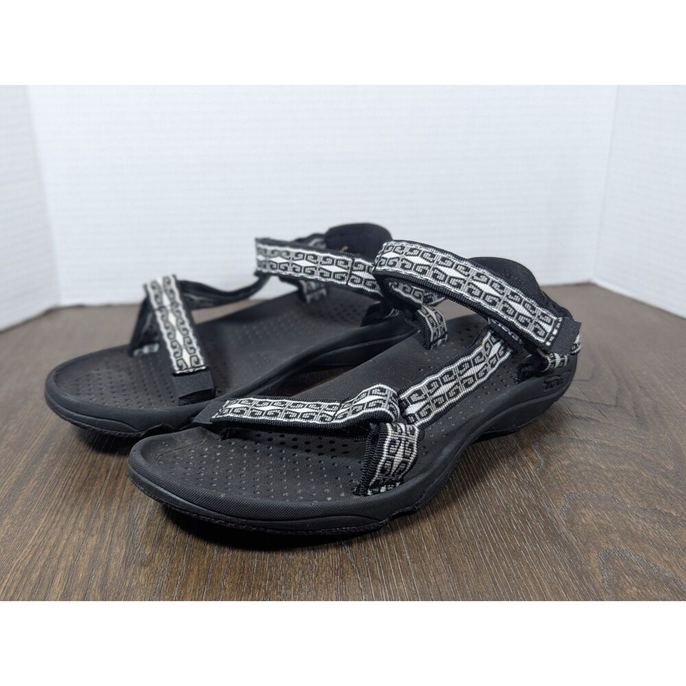 Teva Hurricane Sandals 6577 Womens 11 Black Gray Strappy Water Hiking Outdoors